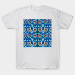 Vintage Flower Pattern T-Shirt